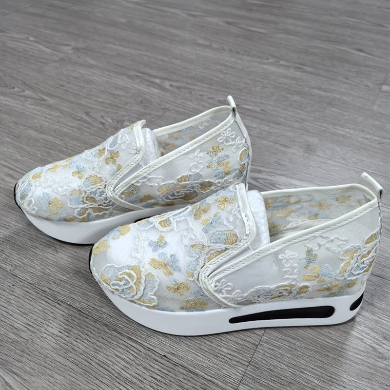 💕2025 HOT SALE 62% OFF💐Women's Casual Mesh Breathable Thick Sole Shoes
