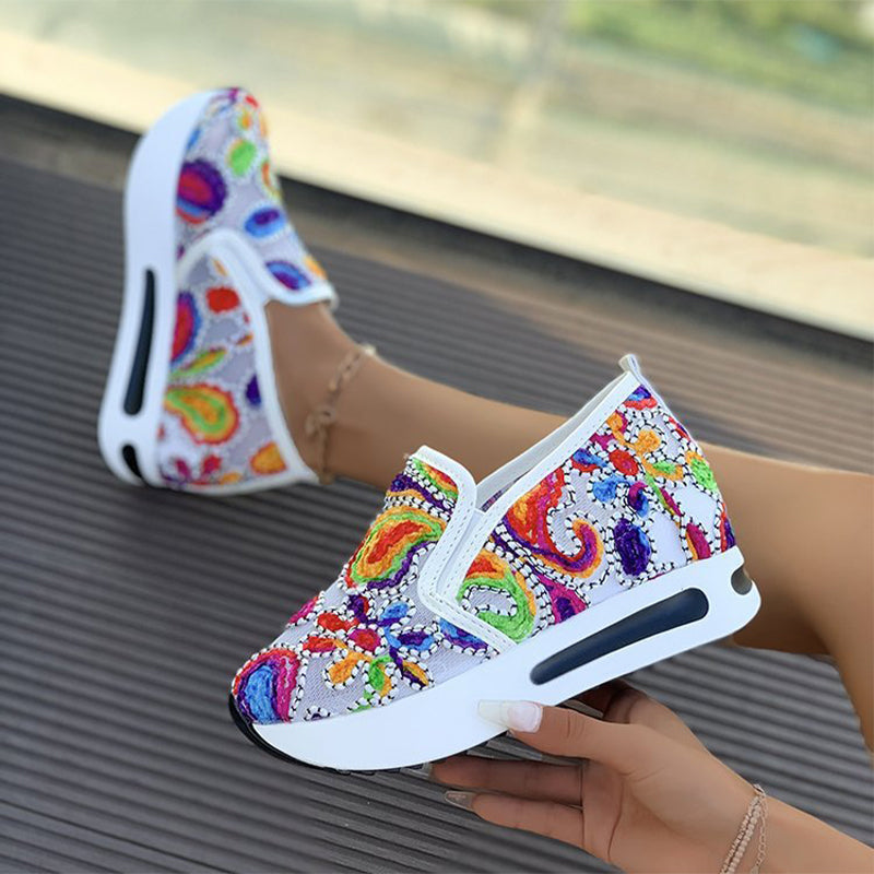 💕2025 HOT SALE 62% OFF💐Women's Casual Mesh Breathable Thick Sole Shoes