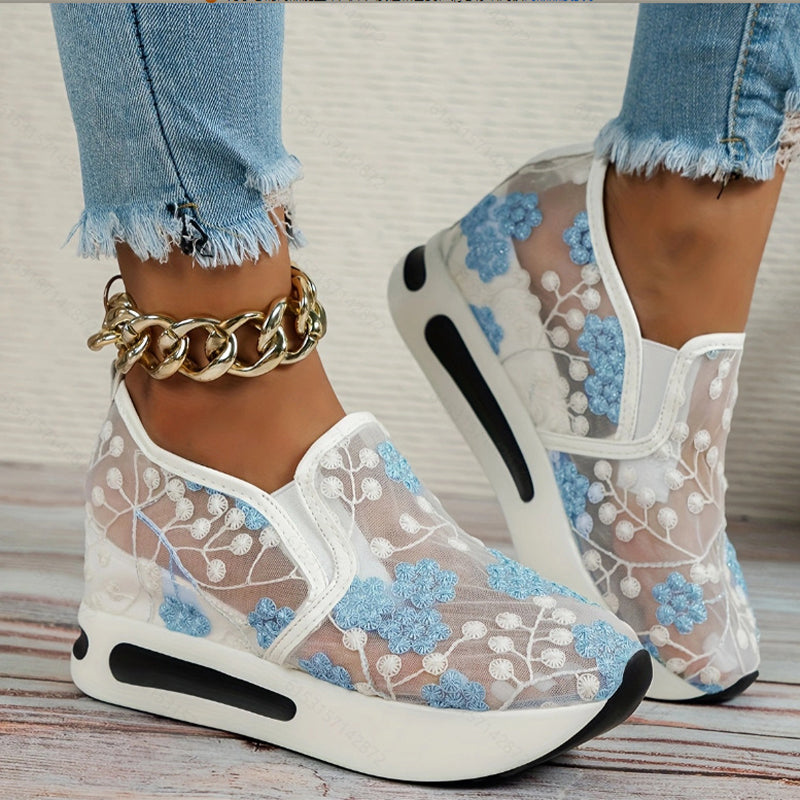 💕2025 HOT SALE 62% OFF💐Women's Casual Mesh Breathable Thick Sole Shoes