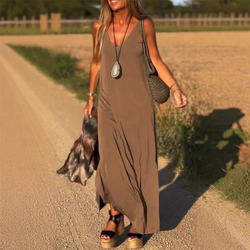 ✨Early Summer New✨Women's V-Neck Maxi Cami Dress