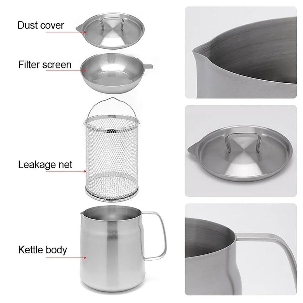 💥HOT SALE 2025💥2-in-1 304 Stainless Steel Multifunctional Oil Strainer Pot
