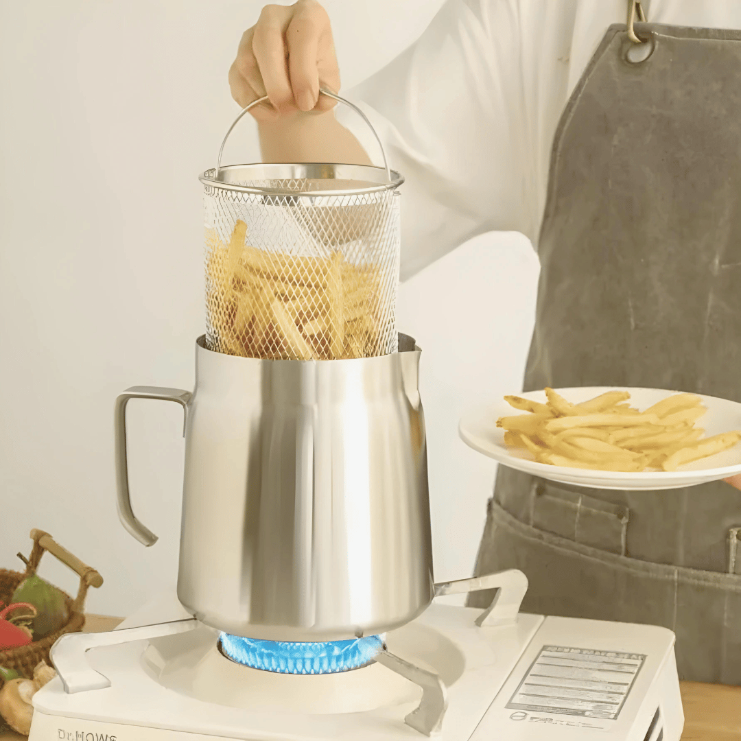 💥HOT SALE 2025💥2-in-1 304 Stainless Steel Multifunctional Oil Strainer Pot