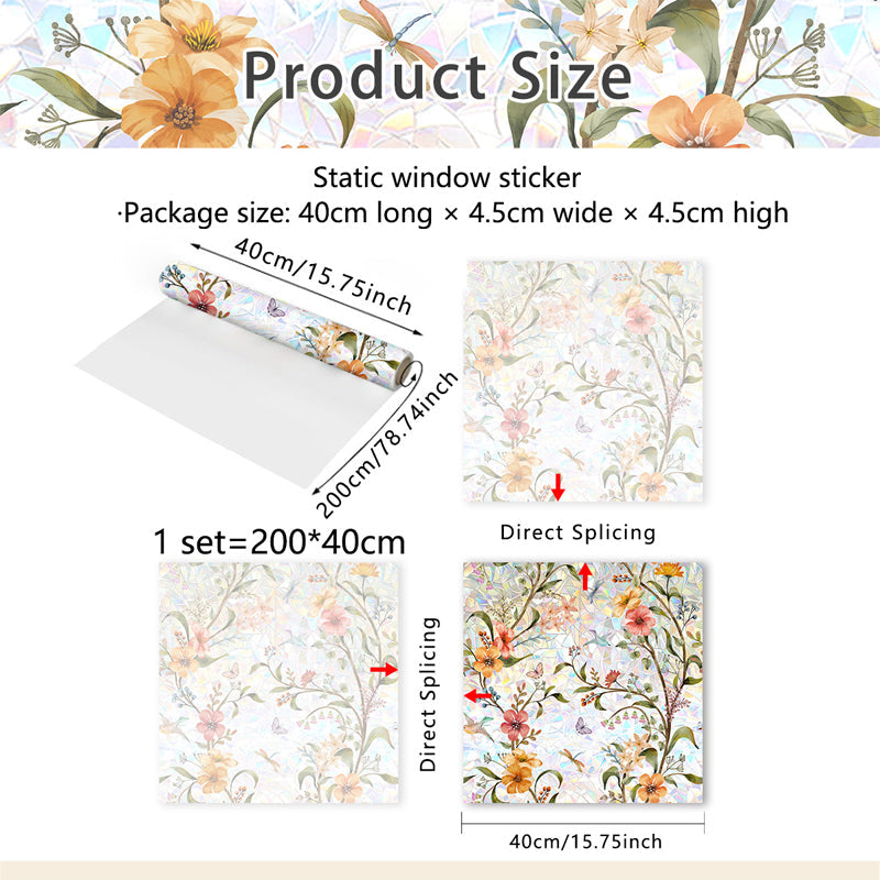 👍️Maximum discount 55%👍️🍃 Static Patterned Window Sticker