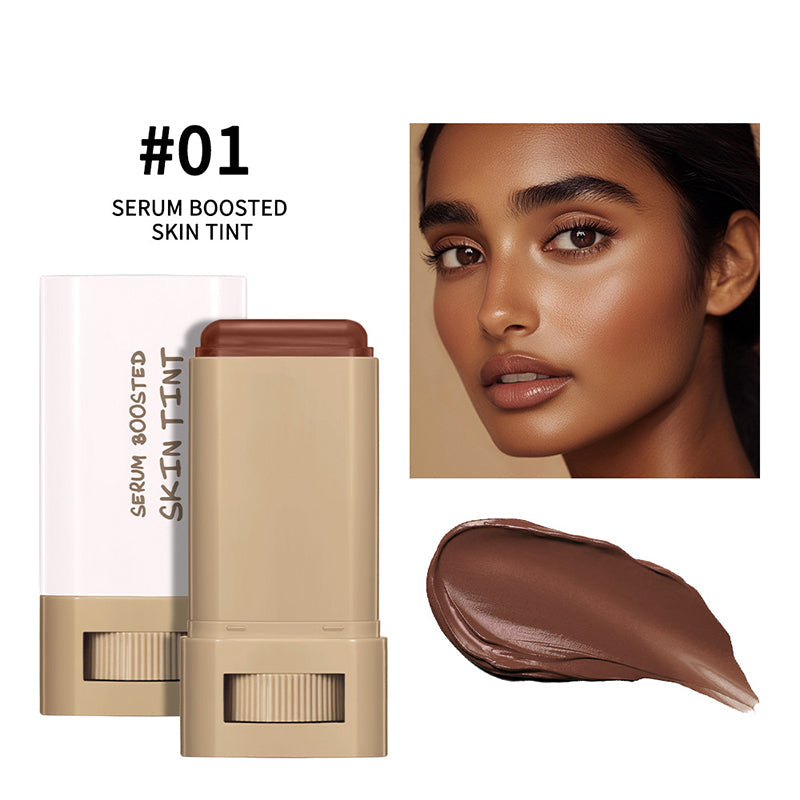 🔥Buy 1 Get 1 Free-50% Off🔥Moisturizing & Brightening Serum Boosted Skin Tint🎁Free Concealer Brush