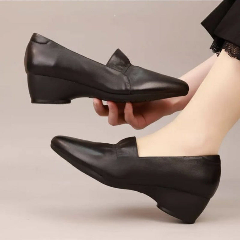 💥NEW HOT SALES 57% OFF🔥Women's Comfortable Low Heel Synthetic Leather Shoes