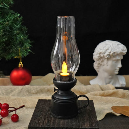 ✨Christmas Hot Sale 50% OFF🕯️LED Vintage Kerosene Lamp Electronic Swing Candle🔥