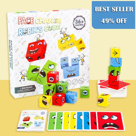 💖HOT SALE 56% OFF🎁5D Puzzle Educational Faces Changing Family Game🧩