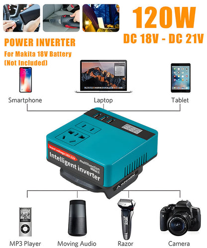 🎅Christmas Pre-sale🎁🧰️Smart inverter with lithium battery