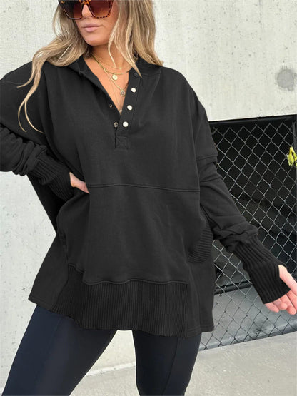 🔥2024 NEW WOMEN'S OVERSIZED HOODIE WITH THUMB HOLES (BUY 2 FREE SHIPPING)