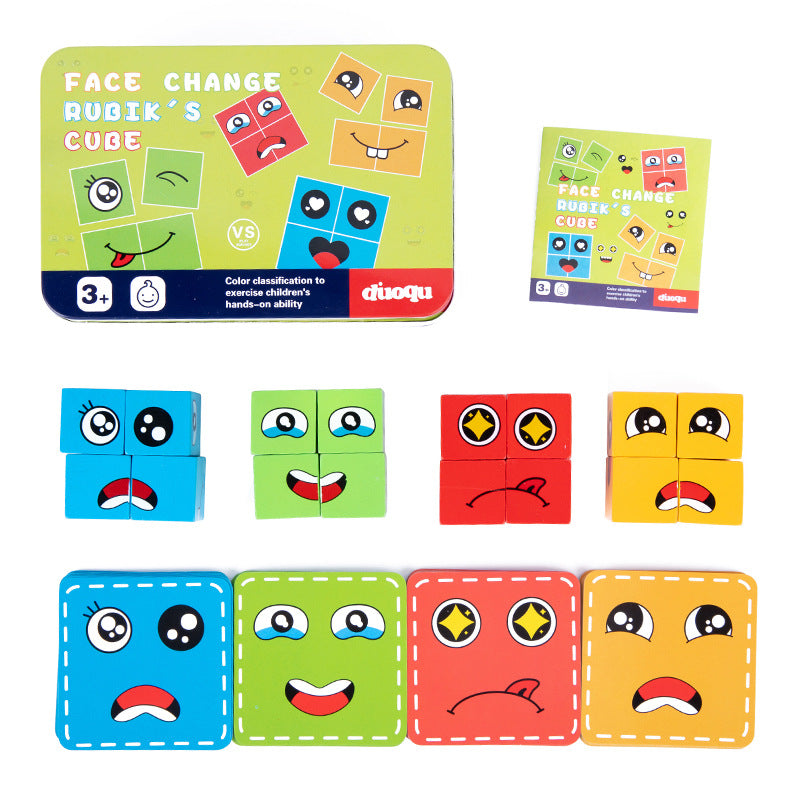 💖HOT SALE 56% OFF🎁5D Puzzle Educational Faces Changing Family Game🧩