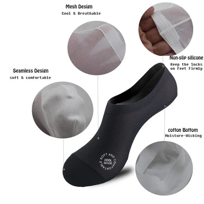 Hot Sale 63% off🔥Ultra Thin Liner Socks Non Slip Nylon No Show Socks