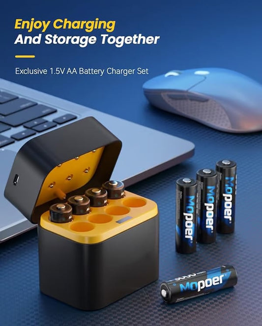 📢✨ HOT SALE 50% Rabatt 🔋 Lithium-Ionen-Batterie mit integriertem Ladegerät 💡 Überladungsschutz