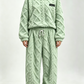 🍂🎁Neu für Herbst & Winter – 50% Rabatt für kurze Zeit!👚👖Thermo-Fleece-Pyjama-Set, warme Hauskleidung, 2-teilig, auch draußen tragbar