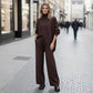 ⏳Zeitlich begrenztes Sonderangebot⏰2-teiliges Set aus Oversize-Pullover und Hose für Damen