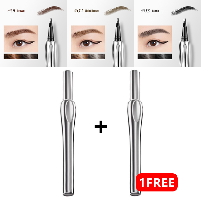 💖Buy 1 Get 1 Free💖2024 Upgraded Natural Waterproof Eyebrow Pen with Microfine Tip（upgrate) ）