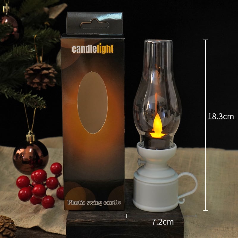 ✨Christmas Hot Sale 50% OFF🕯️LED Vintage Kerosene Lamp Electronic Swing Candle🔥