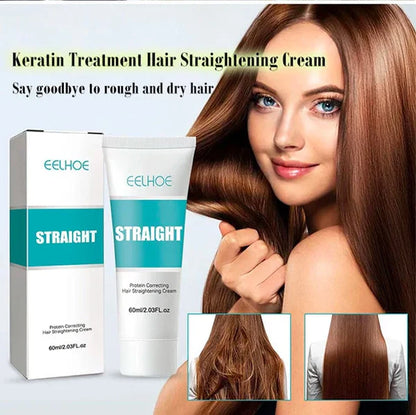 (🔥HOT SALE NOW 49% OFF) - Keratin Treatment Hair Straightening Cream