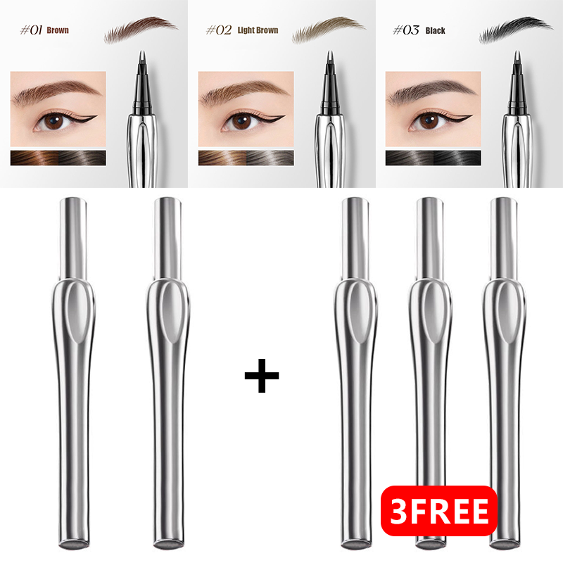 💖Buy 1 Get 1 Free💖2024 Upgraded Natural Waterproof Eyebrow Pen with Microfine Tip（upgrate) ）