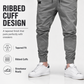 👖 JETZT 50 % RABATT! 🏃 Lässige Herren-Jogginghose – Elastischer Bund mit Kordelzug, schmale Passform & hoher Stretch – Perfekt für jede Jahreszeit 🌧️