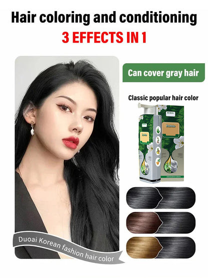 💥Special Hot Sale 50% OFF💥 Pure Plant Extract For Grey Hair Color Bubble Dye