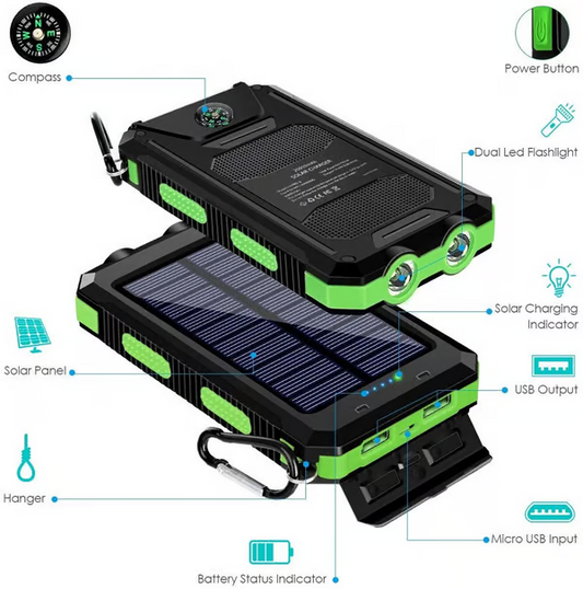 ⏳Begrenzte Zeit 50% Rabatt💥🔥Wasserdichtes Solarstrom-Ladegerät