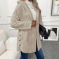 🎅 Festliche Vorratssale🧥Damen warme Jacke mit Kapuze und Rautenmuster🎁