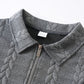 👕 50% RABATT! 🧶 Herren Pullover mit Halb-Reißverschluss – Zopfmuster, Weiche Baumwolle & Perfekt Für Einen Stilvollen Auftritt 👔