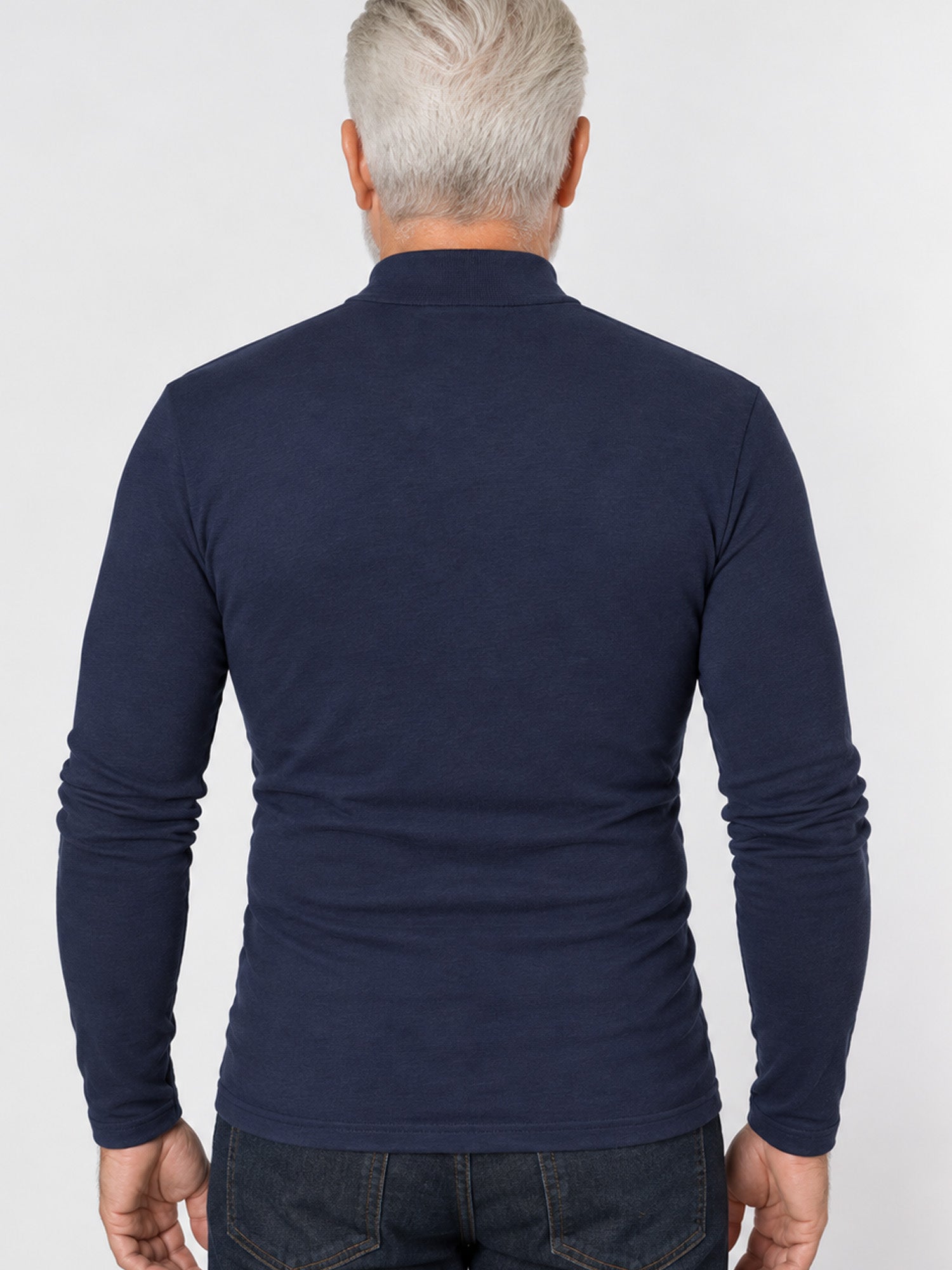 📊 Über 200.000 Verkäufe – Dankeschön mit 50% Rabatt! Herren Slim-Fit Rollkragenoberteil
