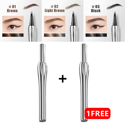 💖Buy 1 Get 1 Free💖2024 Upgraded Natural Waterproof Eyebrow Pen with Microfine Tip（upgrate) ）