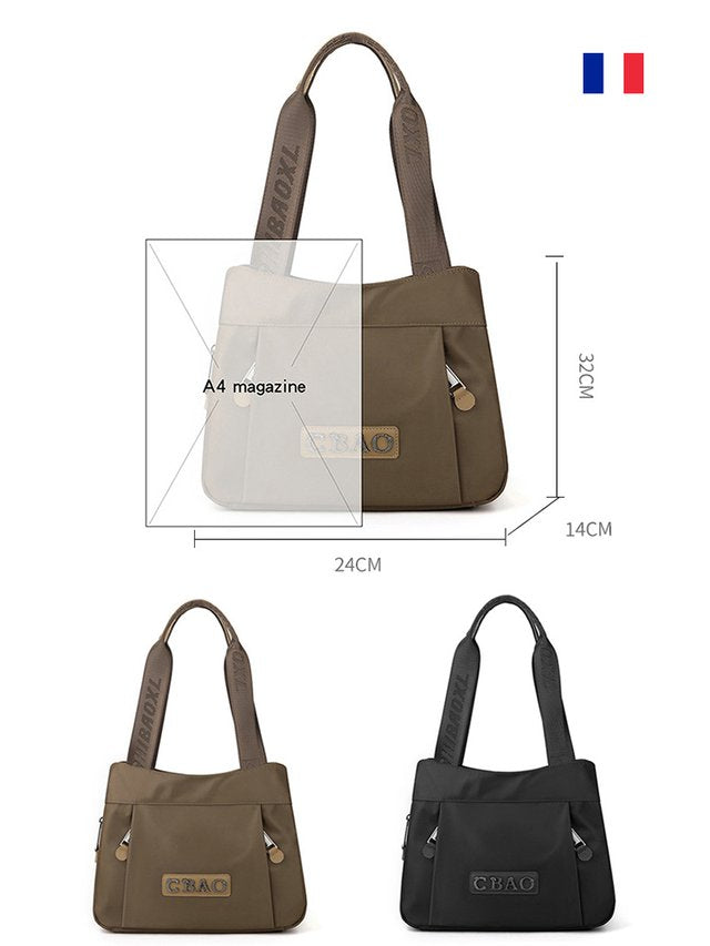 Large Capacity Nylon Crossbody Bag