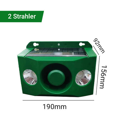 🌞🔊 Solarbetriebene Tierabwehr-Warnlichter mit lautem Alarm – Schützt Hof & Garten effektiv vor Eindringlingen! 🦊🐗💡