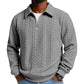 👕 50% RABATT! 🧶 Herren Pullover mit Halb-Reißverschluss – Zopfmuster, Weiche Baumwolle & Perfekt Für Einen Stilvollen Auftritt 👔