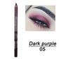 💜✨14er-Set Wimpernstifte wasserfeste farbige Gel-Liner mit metallischem & glänzendem Finish, verwischfest