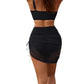 Women's Solid Color Two Piece Bikini Set - Sexy fashion bikini top and bottom for beach vacation and vacation; Women's swimwear for all seasons