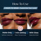 Perfect Twin Lip — Doppelseitiger Flüssig-Lippenstift mit Samt-Matt-Farbe und Glänzendem Shine