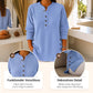 👔 Nur kurze Zeit: 50 % Rabatt🔥Damen Cordbluse mit Henley-Ausschnitt——Ihr Allrounder für jeden Anlass