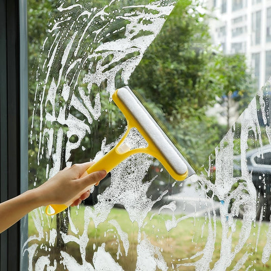 3-in-1 Glasreinigungswerkzeug – ideal für Fenster im Innen- & Außenbereich, hohe Glasflächen u.v.m. 🧼✨