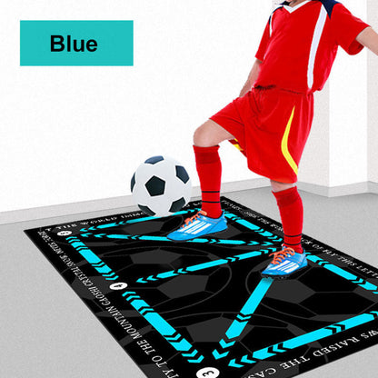 🎅Help children practice football better🎁⚽Footwork Training Non-slip Football Training Mat