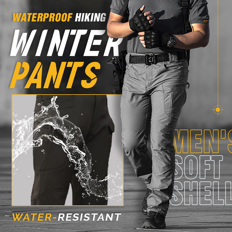 💥Black Friday Sales - 50% OFF💥Men's Soft Shell Waterproof Hiking Winter Tactical Pants