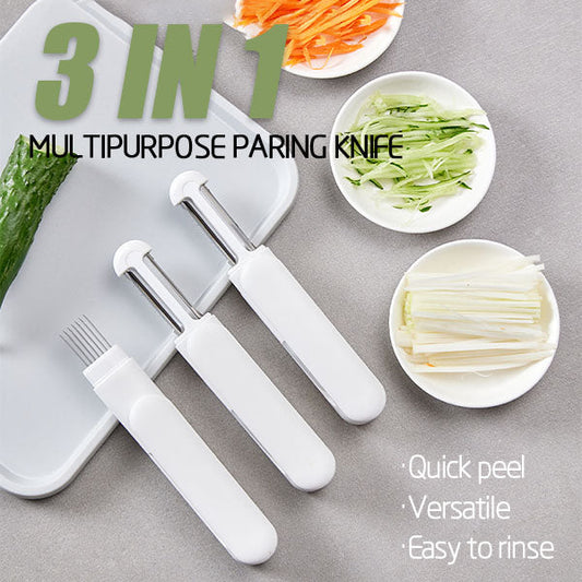 🥕🔪 3-in-1 Rotationsschälmesser 🎉🔥 Jetzt 50 % Rabatt!