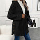 🎅 Festliche Vorratssale🧥Damen warme Jacke mit Kapuze und Rautenmuster🎁