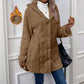 🎅 Festliche Vorratssale🧥Damen warme Jacke mit Kapuze und Rautenmuster🎁
