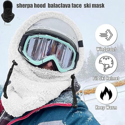 🔥Christmas Hot Discounts⏰Unisex Warm Ski Hooded Scarf ☃️☃️