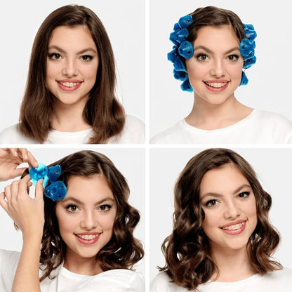 🔥 Hot Sale 50% OFF🔥No Heat Silicon Hair Curlers 💇‍♀️A hair salon at home