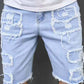 🩳 50% RABATT! 🔥 Herren-Ripped-Denim-Shorts mit Fransen-Details – Lässiger Look & bequeme Passform – Perfekt für heiße Sommertage, Festivals oder einen entspannten City-Look ☀️