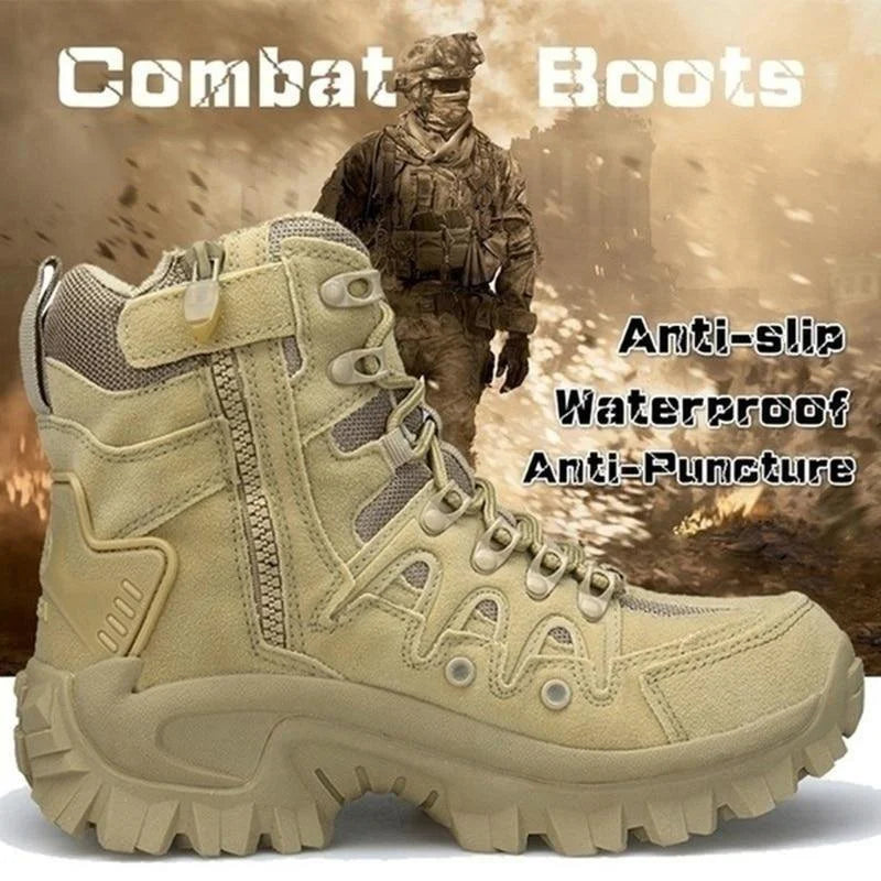 🔥47% OFF 🔥Men Outdoor Waterproof Non-Slip Hiking Boots Combat Boots