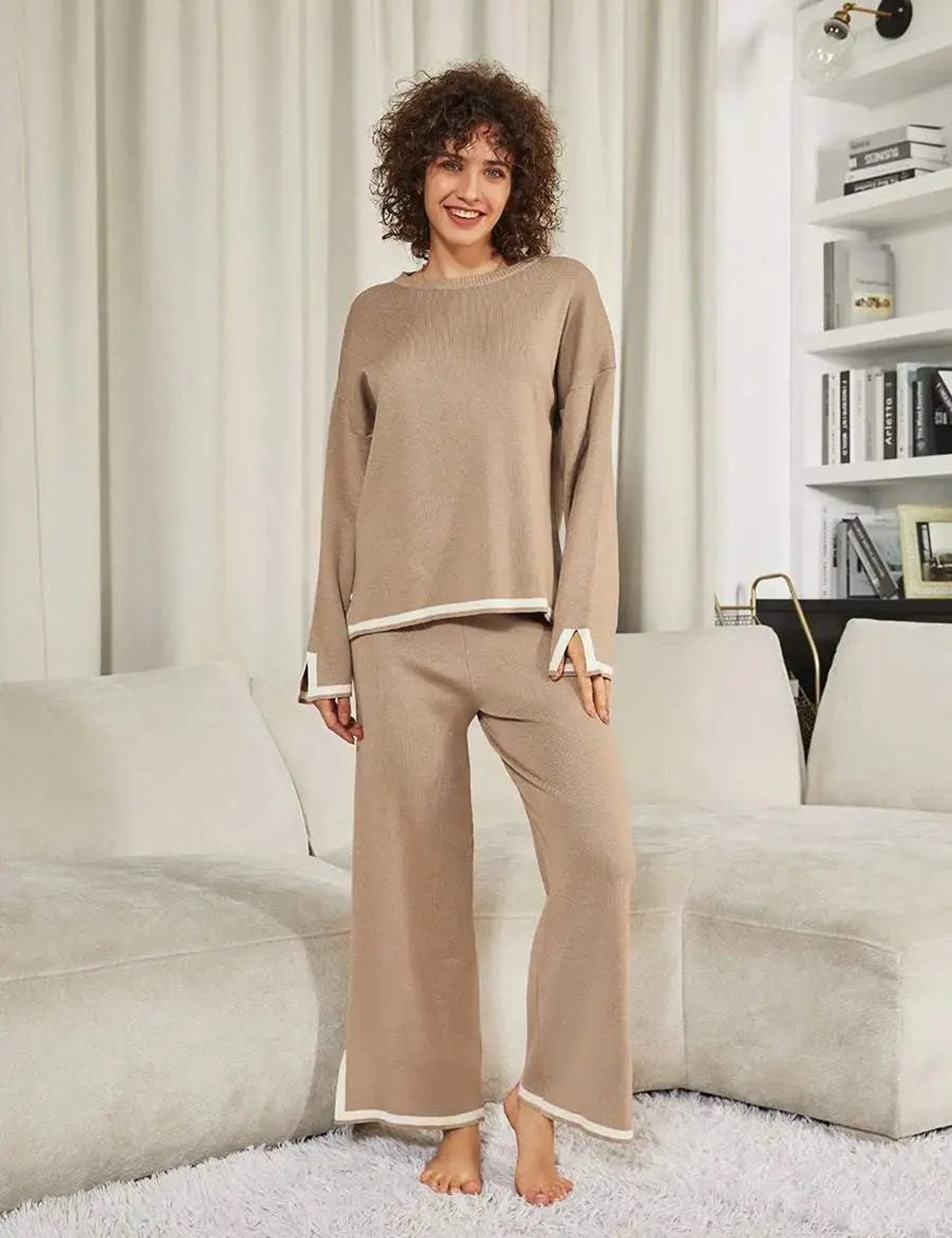 💕HOT SALE 58% OFF💕Classy Elastic Knit Lounge Set