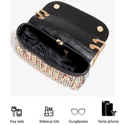 [✨Gift For Her💕] Women's Luxury Colorful Rhinestone Bag（50% OFF）