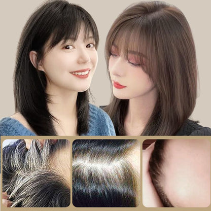 🔥🎁Membuat rambut langsung lebih tebal🎁🔥Rambut Palsu Air Bangs (Diskon 50%)🎉