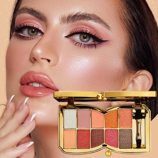 ⏰💖Nur noch 2 Tage: -50 % Rabatt! 🌸🧸10-Farben Diamant-Lidschattenpalette – Glitzer & Glow für jeden Look! ✨